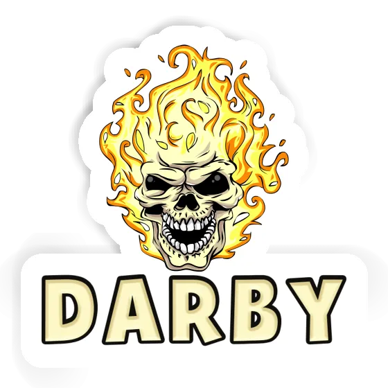 Sticker Totenkopf Darby Gift package Image