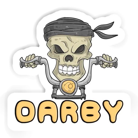 Darby Aufkleber Motorradfahrer Image
