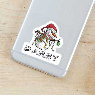 Bonhomme de neige Autocollant Darby Image