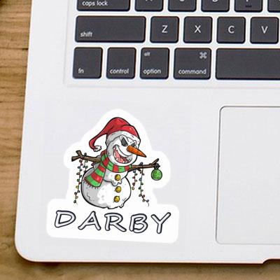 Bonhomme de neige Autocollant Darby Notebook Image
