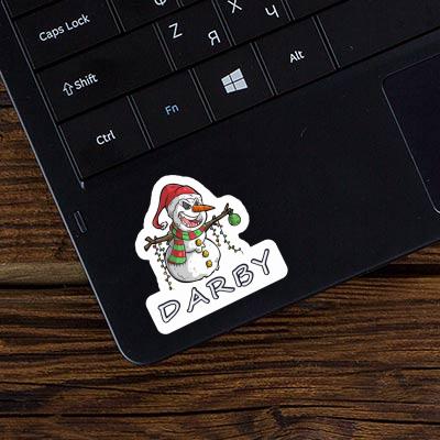Darby Sticker Bad Snowman Gift package Image