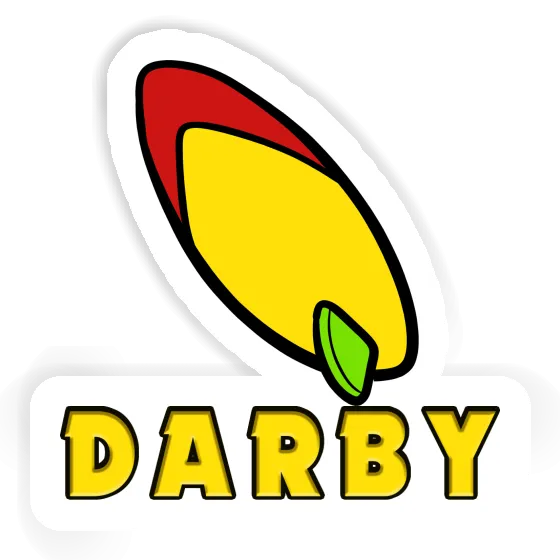 Planche de surf Autocollant Darby Laptop Planche de surf Autocollant Darby Laptop Image