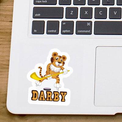 Hockey Player Sticker Darby Notebook Hockey Player Sticker Darby Notebook Image