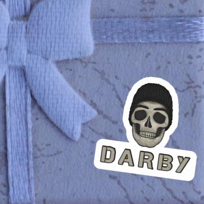 Autocollant Tête de mort Darby Notebook Image