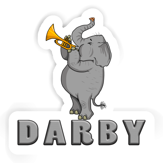 Autocollant Darby Éléphant Laptop Autocollant Darby Éléphant Laptop Image