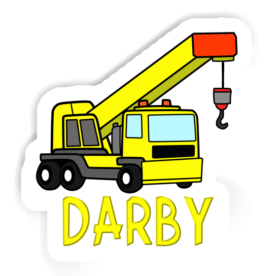 Darby Sticker Truck crane Notebook Darby Sticker Truck crane Gift package Image