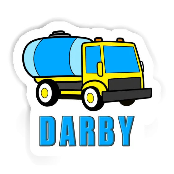 Water Truck Sticker Darby Notebook Water Truck Sticker Darby Gift package Image