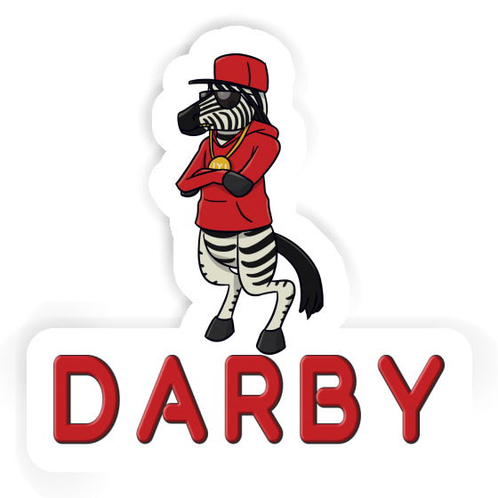 Sticker Zebra Darby Sticker Zebra Darby Image