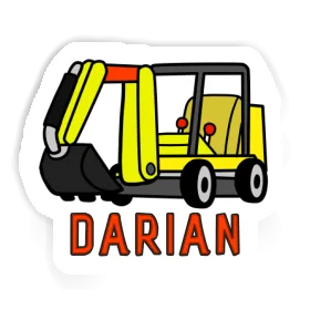 Mini-Excavator Sticker Darian Image