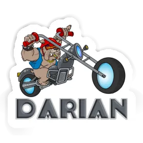 Sticker Motorbike Rider Darian Image