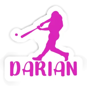 Aufkleber Darian Baseballspieler Image