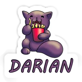 Autocollant Darian Chat-frites Image