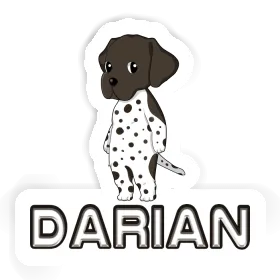 Darian Aufkleber Jagdhund Image