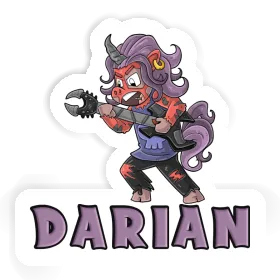 Sticker Rocking Unicorn Darian Image