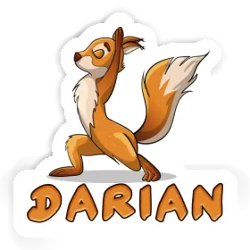 Sticker Darian Yoga-Eichhörnchen Image