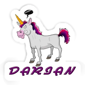 Sticker Darian Angry Unicorn Image