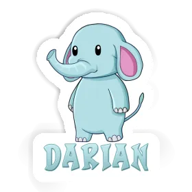 Sticker Darian Elephant Image