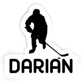 Sticker Darian Hockey Player Image