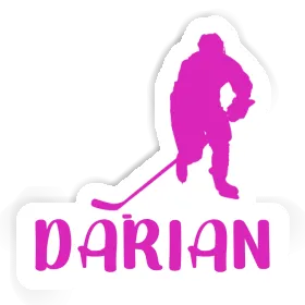 Sticker Darian Hockey Player Image