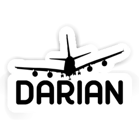 Airplane Sticker Darian Image