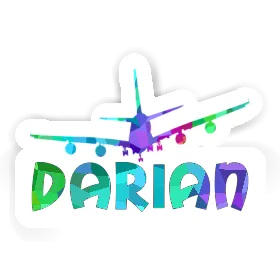 Airplane Sticker Darian Image