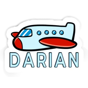 Sticker Airplane Darian Image