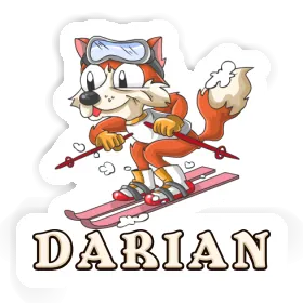 Aufkleber Skifahrer Darian Image