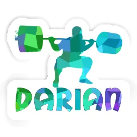 Weightlifter Sticker Darian Image