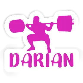 Darian Sticker Weightlifter Image