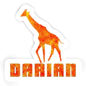 Giraffe Sticker Darian Image