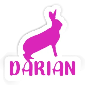 Autocollant Darian Lapin Image