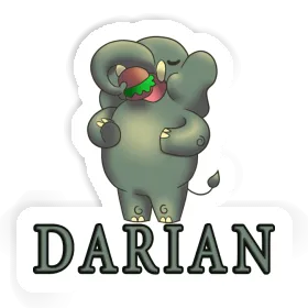 Hamburger Sticker Darian Image