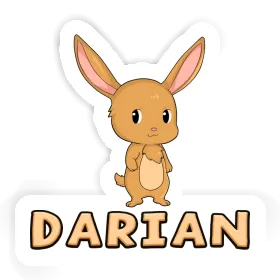 Darian Autocollant Lapin Image