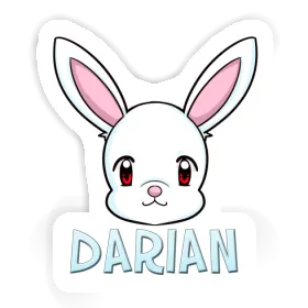 Autocollant Darian Lapin Image