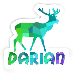 Darian Sticker Hirsch Image