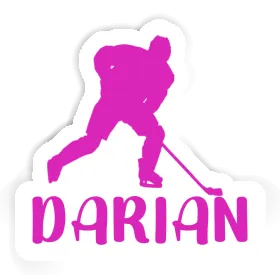 Sticker Darian Hockey Player Image