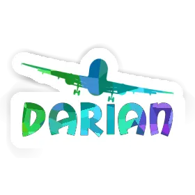 Sticker Darian Airplane Image