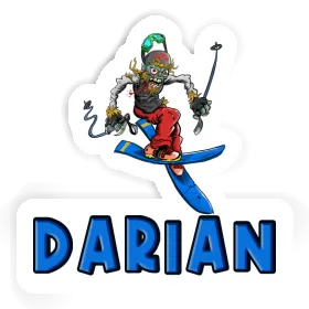 Darian Sticker Freeride Skier Image