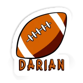 Darian Sticker Rugby Image