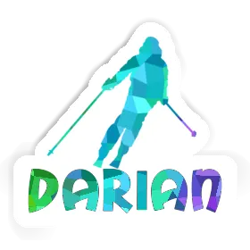 Darian Sticker Skier Image