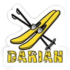 Ski Sticker Darian Image