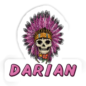 Sticker Frauen Totenkopf Darian Image