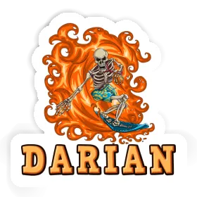 Darian Autocollant Surfeur Image