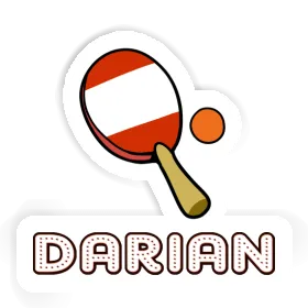 Sticker Darian Table Tennis Paddle Image