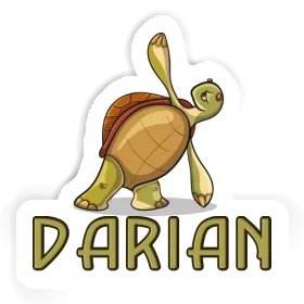 Yoga Turtle Sticker Darian Image