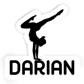 Sticker Darian Yoga-Frau Image