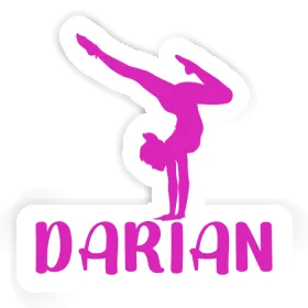 Sticker Yoga-Frau Darian Image