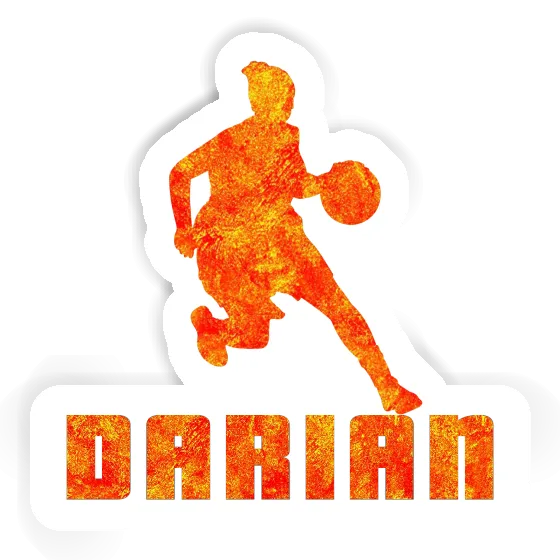 Sticker Basketballspielerin Darian Laptop Image