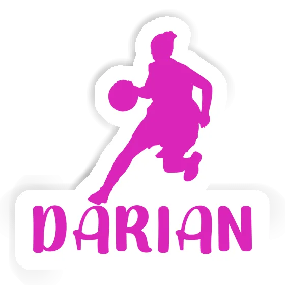 Autocollant Joueuse de basket-ball Darian Gift package Image