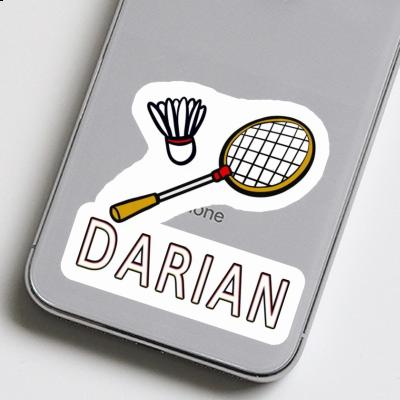 Badminton Racket Sticker Darian Notebook Image